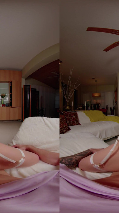Powerful moment from "Stay At Home and Fuck Her in Lingerie - Virtual Real Porn"