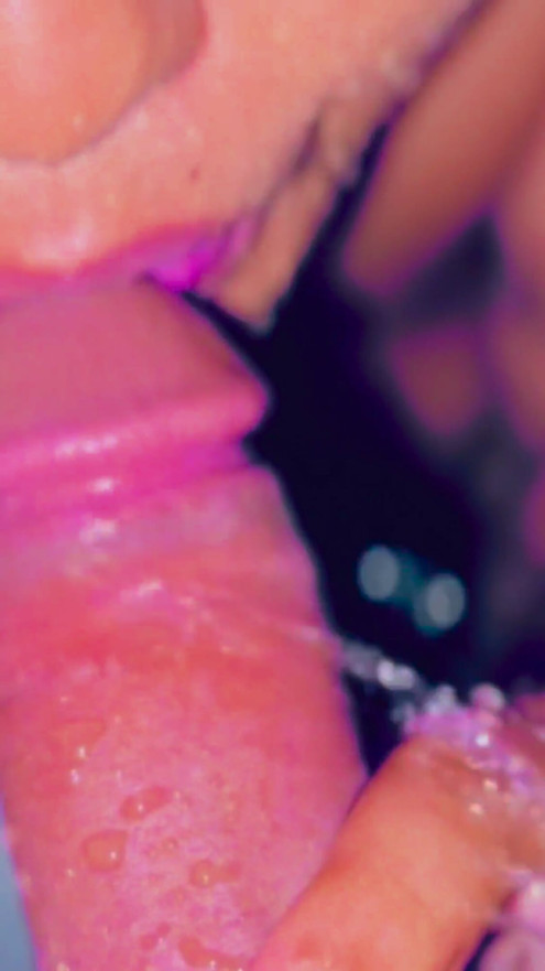 Asmr Best Blowjob of Your Life You Ever Seen, Huge Cumshot in Mouth - Aria Mia