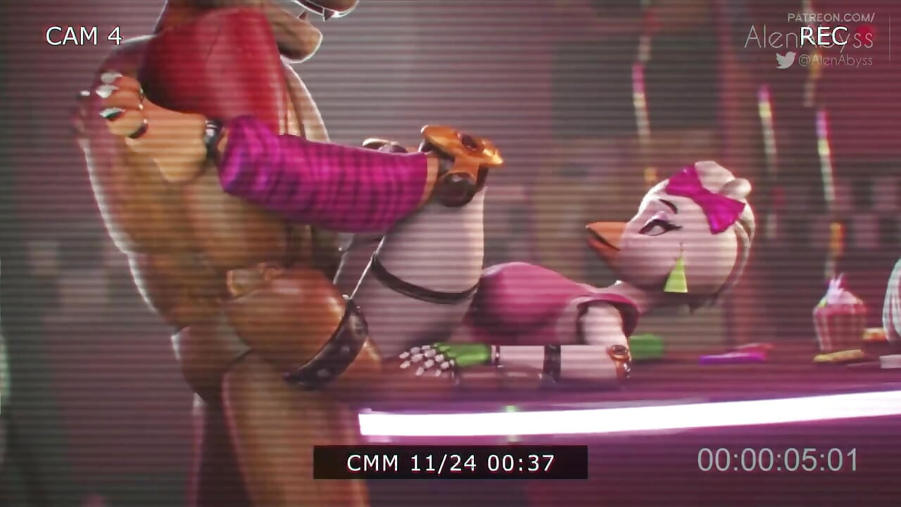 GLAMROCK CHICA - FNAF SECURITY BREACH (PORN COMPILATION)