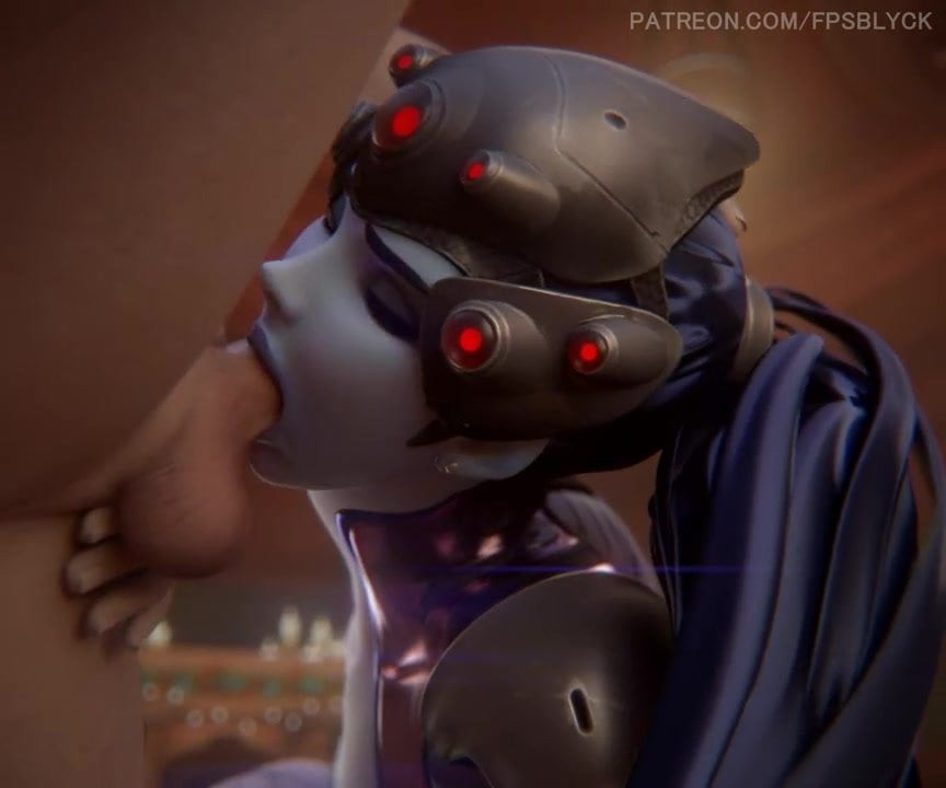 Widowmaker Sucking Cock by Fpsblyck