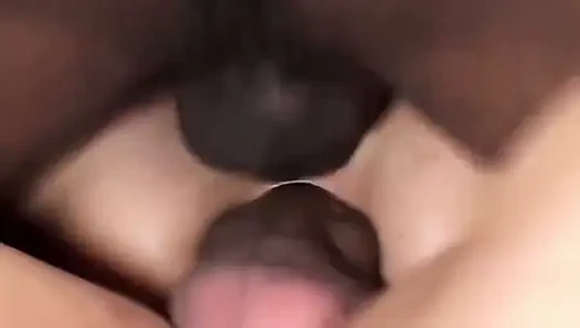 Heiße blonde MILF mit 2 schwänzen