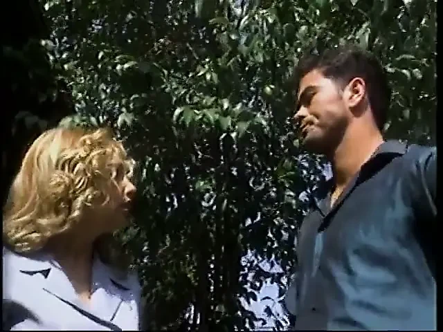 Two blonde sluts gets some hardcore threesome action with a fit stud in the living room