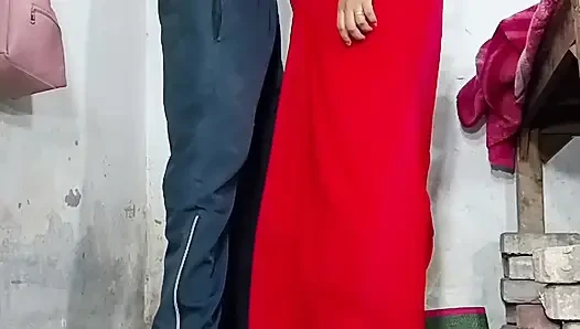 Sister-in-law started screaming when the whole cock was put in her pussy in doggy style, Desi Housewife's hard fucking Hindi Audio