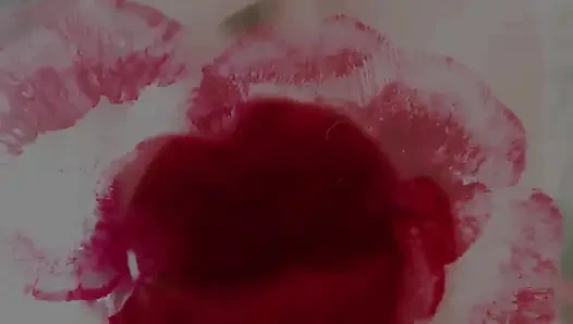 Teacher lipstick prints