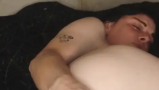 Petite step sis gets caught and gets blacked