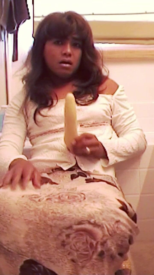 Vintage JhazmeenaCD Obsessed With Her Dildo