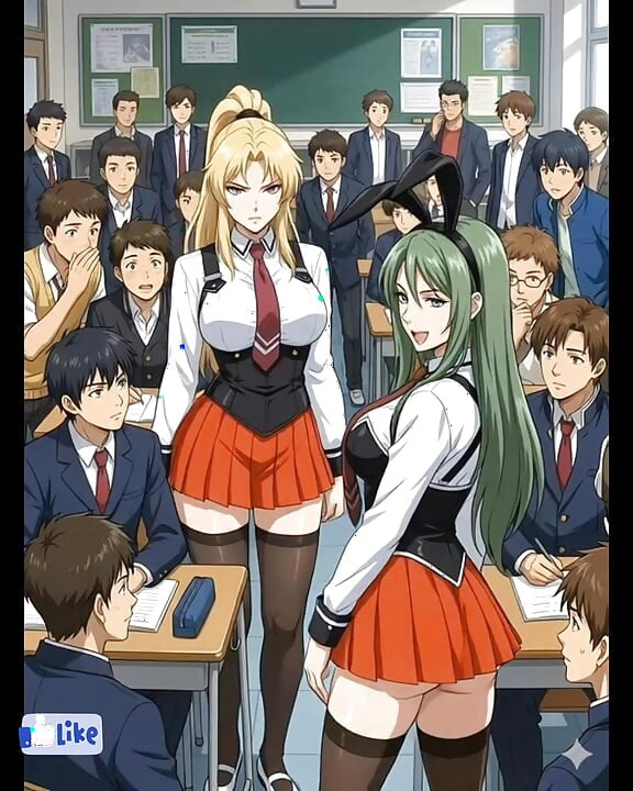 فتيات الأنمي يرقصن