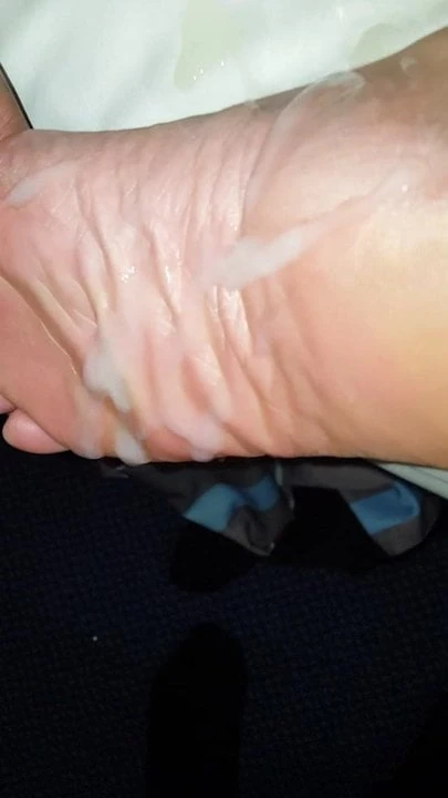 Porra sobre a sola enrugada do bbw