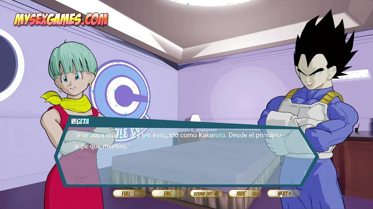 Dragon BallZ Fuck Fusion - Goku and Vegeta Competing to See Who Fucks Bulma Better