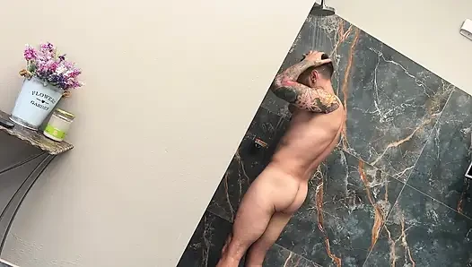 MY WIFE'S BEST FRIEND SPIED ON ME IN THE SHOWER AND MASTURBATED... (I ALMOST GOT CAUGHT!)