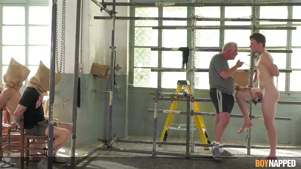 Boynapped - Master Doms And Three Twinks Part 2 Nipple Torment And Cock Strokes