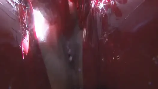 Lateks catsuit göt ve amcık servisi