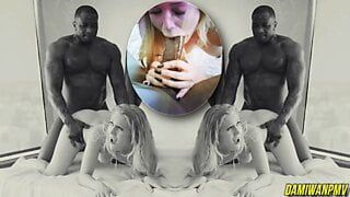 Блондинки и большой черный член - Damiwan, порномузыкальное видео