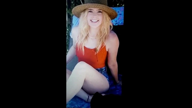 cum tribute blonde girl