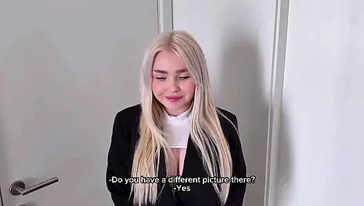 Sexy teacher gets creampie!