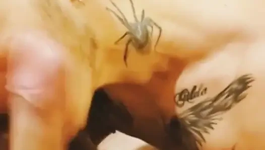 My Friend Swallowed My Cum and Cums with My Hard Cock Inside