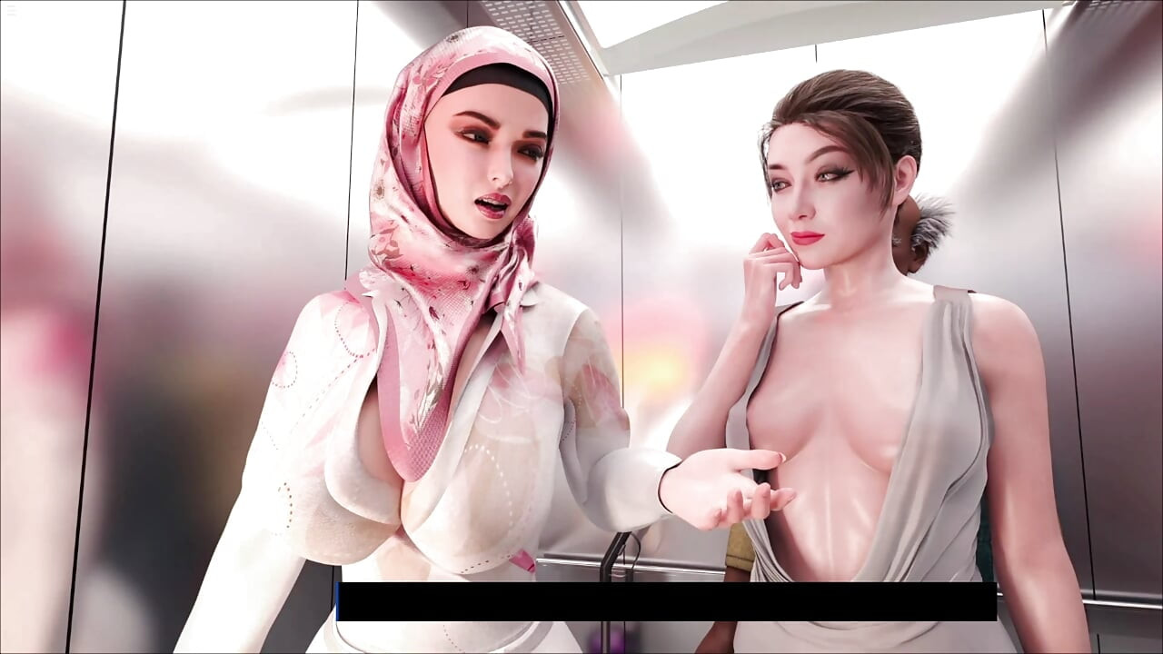 Yasmin Caught Her Stepsister Riya Having Fun With Old man In Lift