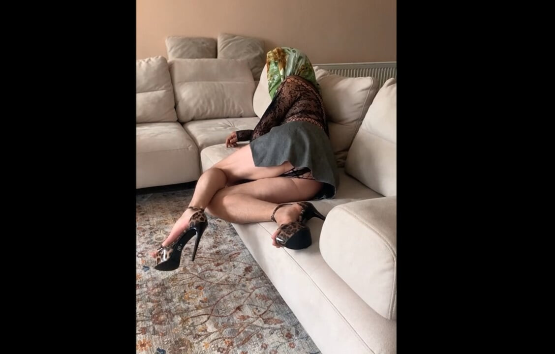 Hijabi huisvrouw (thuisjurk)