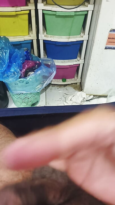 playing with my cumed dick
