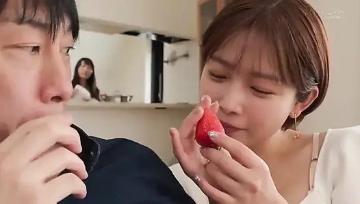 Have Sex with Cute Short Hair Female Colleague, Her Oral Sex Skills Is Really Good. Part.2