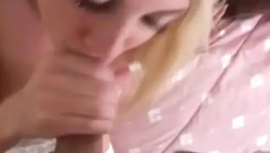 Blonde Beauty's Oral Obsession