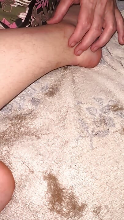 I was shaved completely