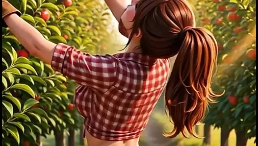 День в жизни деревена Girl-1Of3.Mp4