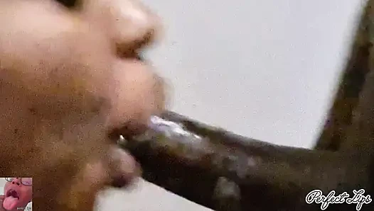 Soft Lips Sucks Cock Super Sloppy