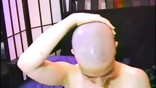 Sexy bald woman