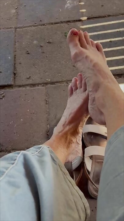 Meine Alten Füße Haben Kurze Pause
