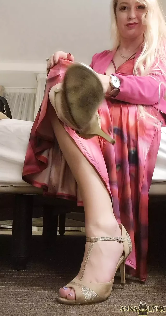 Taking off My High Heels After a Party