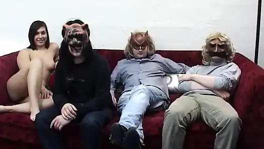 Clara's strip-interview