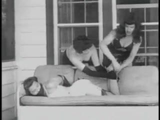 Retro-Stripper-Film - b Seite auf der Veranda