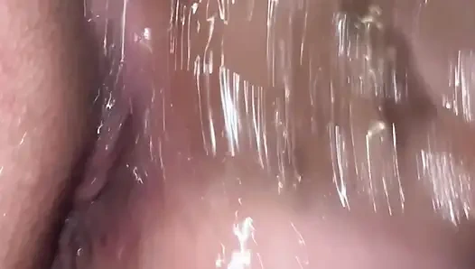 All the squirting pussy POV you could want , covering husband in pussy juices