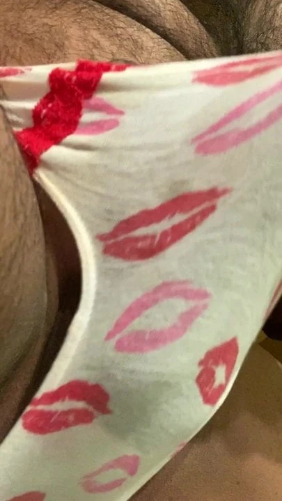 Wearing Neighbor's Sexy Dirty Panty & Cum in another Panty