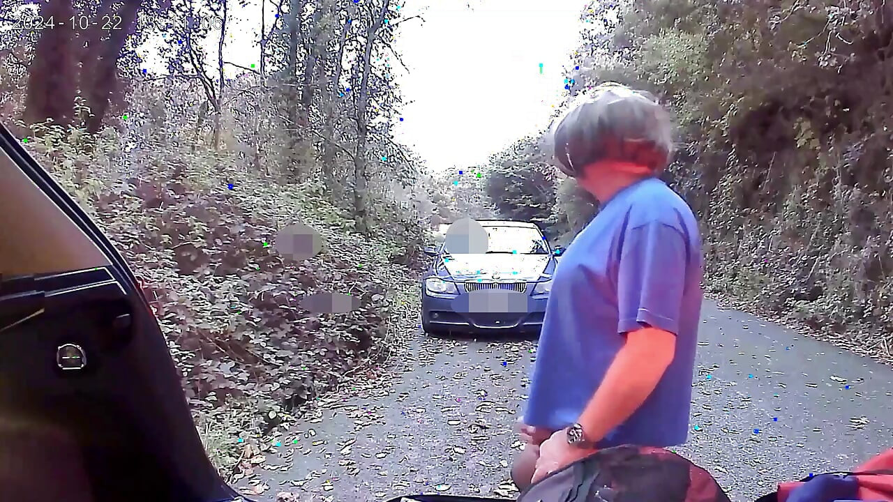 Parked in layby being watched