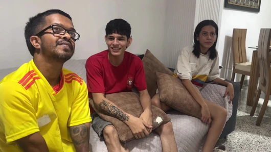 My Best Friend Crying While I Fucked His Wife Hard After Losing the Bet on the Colombia - Portugal Match