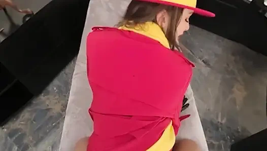 Vrcosplayx april olsen sebagai carmen sandiego adalah gadis nakal yang selalu kamu kendalikan sekarang bagian 3