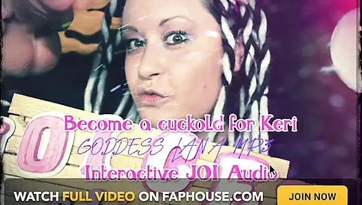 ТОЛЬКО АУДИО - стать куколдом для Keri, интерактивный аудио инструкции по дрочке