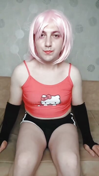 Cute Shorts Cowgirl Sissy Smooth Legs Big Booty
