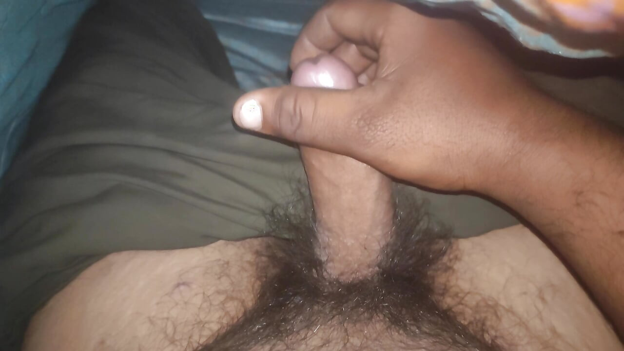 Men masturbation in blanket
