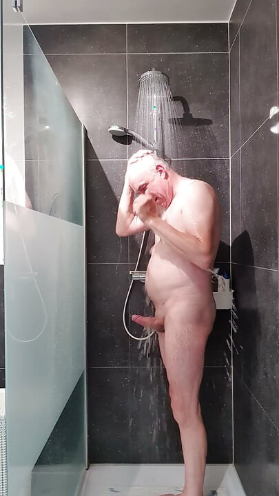 Spraying in the shower