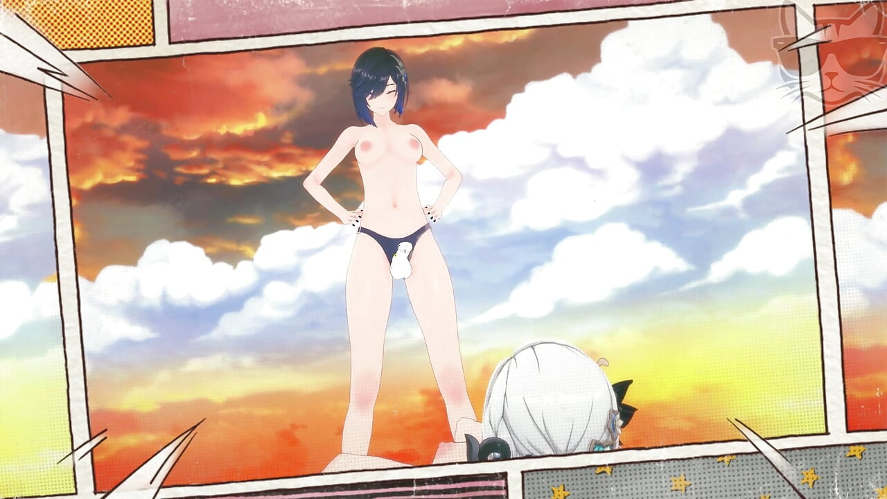 Yelan x Shenhe beach time ! (genshin impact)