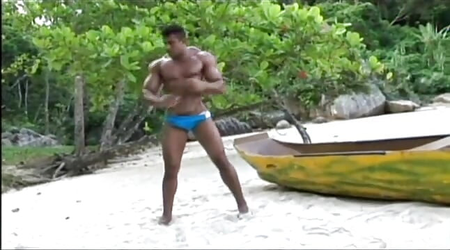 These two perfect guys enjoy anal on the beach