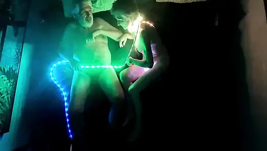 Two lighting experiments - One with Ultraviolet, The Other With an LED Strip