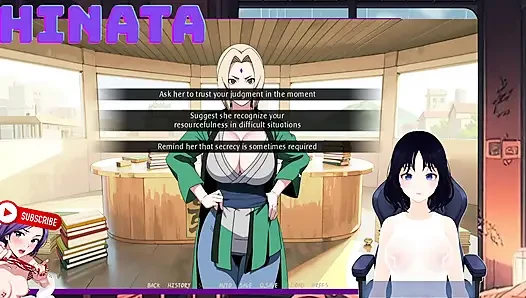 SHINBI SECRETS part 9. I spy on Tsunade in her HOKAGE office