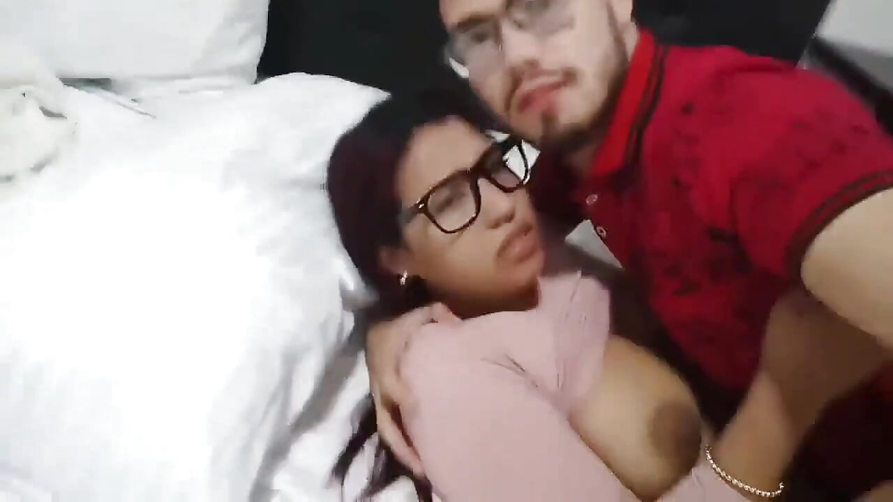 18 year old brunette big saggy tits from New York United States fucking her stepbrother's big dick part 76