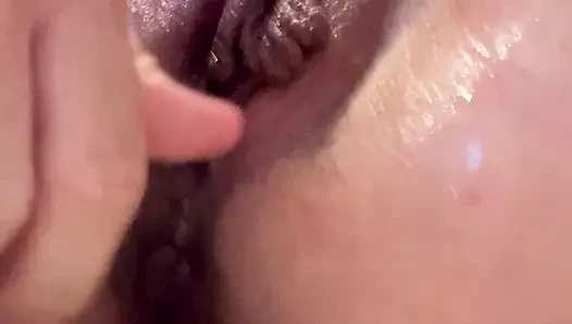 Fisting, squirting and masturbating in the bathtub