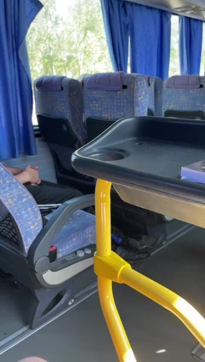 Bus handjob