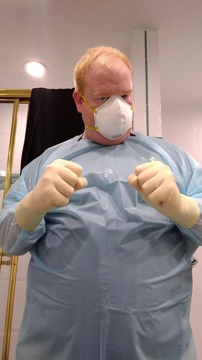 Donning PPE 8